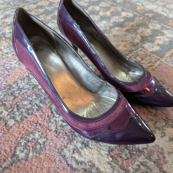 Guess Shiny Purple Women's Heels 7.5 - Picture 6 of 6